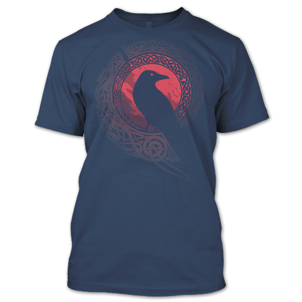 A black t-shirt with the shopify logo