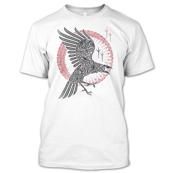 A black t-shirt with the shopify logo