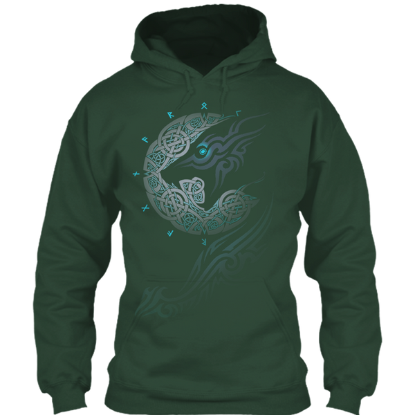 A black t-shirt with the shopify logo