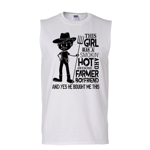 A black t-shirt with the shopify logo