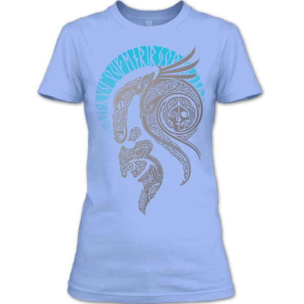 A black t-shirt with the shopify logo