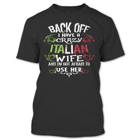A black t-shirt with the shopify logo