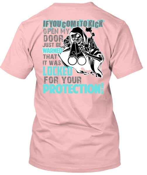 Locked For Your Protection T Shirt, I Love Veteran T Shirt