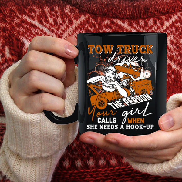 Tow Truck Driver Coffee Mug, Cute Gift For Trucker Coffee Cup