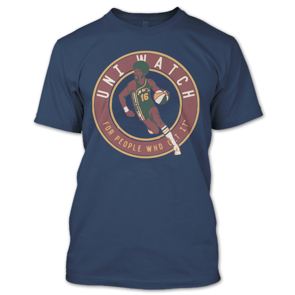 A black t-shirt with the shopify logo