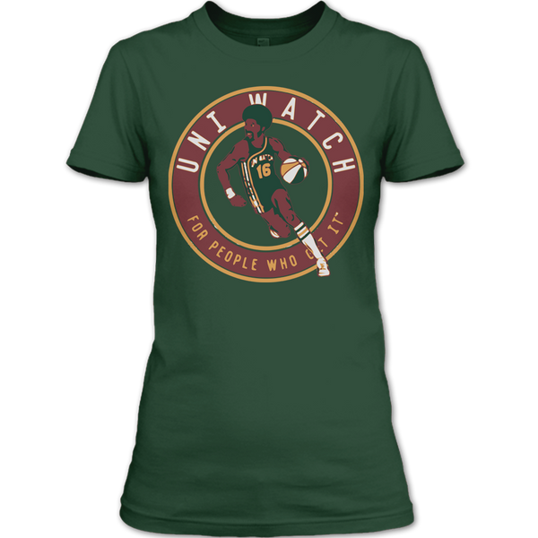 A black t-shirt with the shopify logo