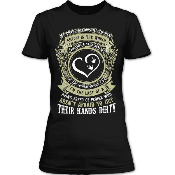 A black t-shirt with the shopify logo