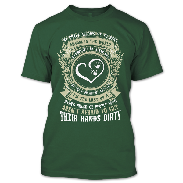 A black t-shirt with the shopify logo