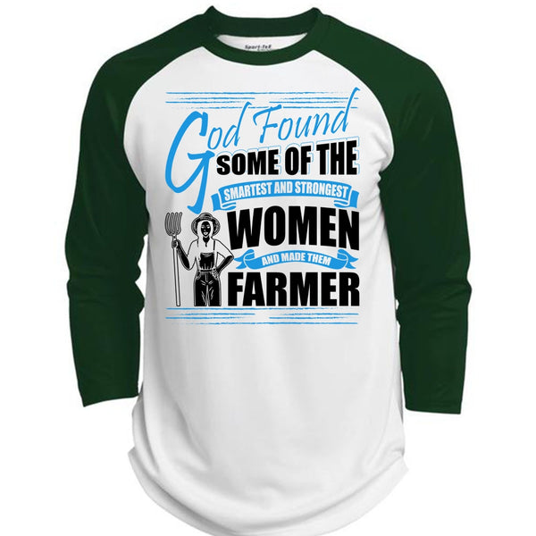 Made Them Farmer T Shirt, I Love Farming T Shirt, Awesome T-Shirts  (Polyester Game Baseball Jersey)