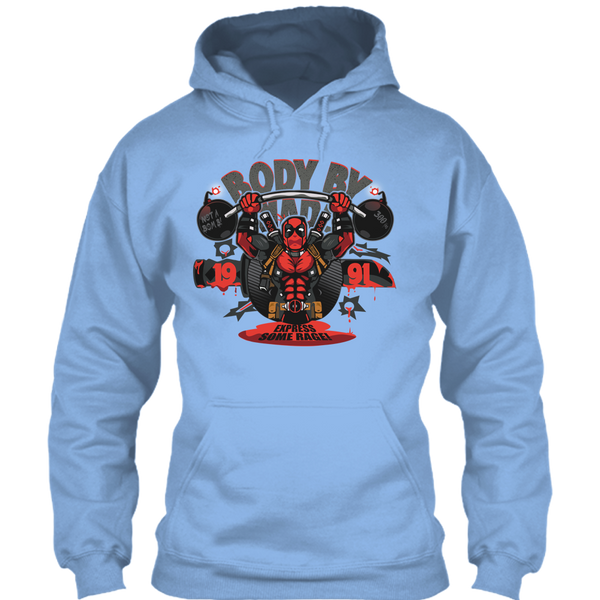 A black t-shirt with the shopify logo