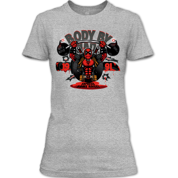 A black t-shirt with the shopify logo