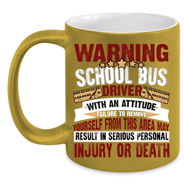 School Bus Driver Coffee Mug, Funny School Bus Driver Coffee Cup