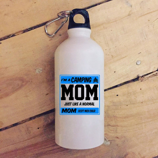 I'm A Camping Mom 20 oz Stainless Steel Bottle,Funny Camping Outdoor Sports Water Bottle