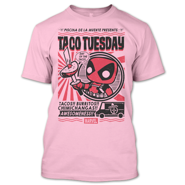 A black t-shirt with the shopify logo