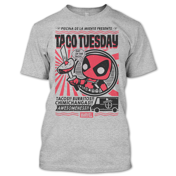 A black t-shirt with the shopify logo