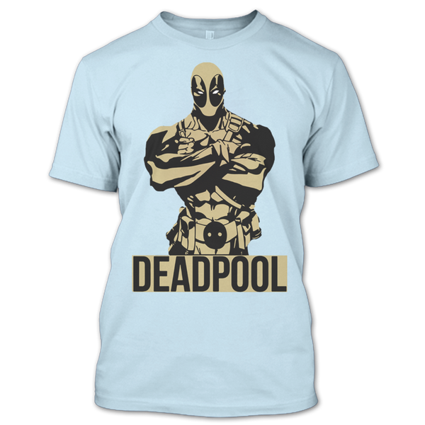 A black t-shirt with the shopify logo