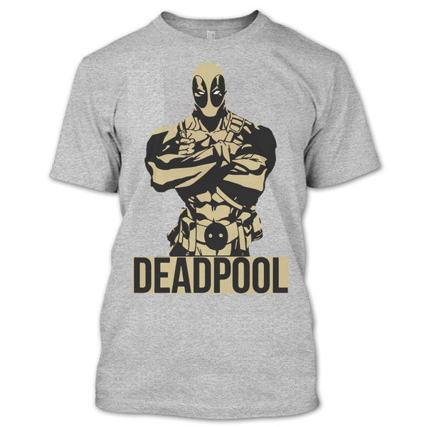 A black t-shirt with the shopify logo