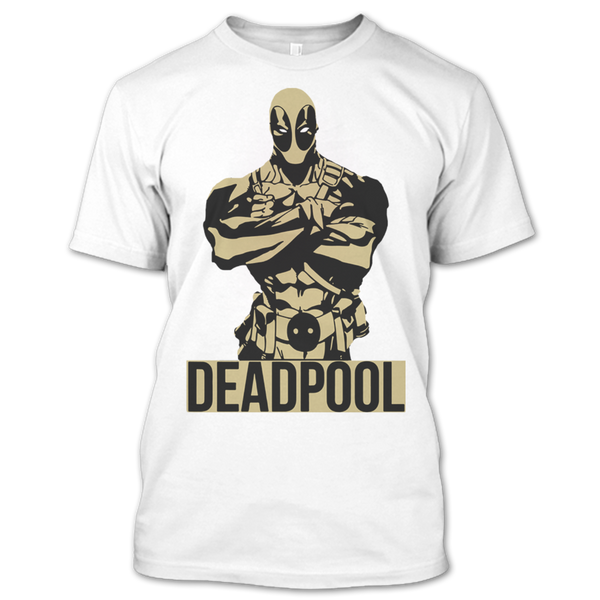 A black t-shirt with the shopify logo