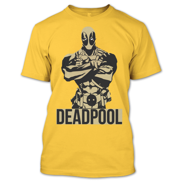 A black t-shirt with the shopify logo