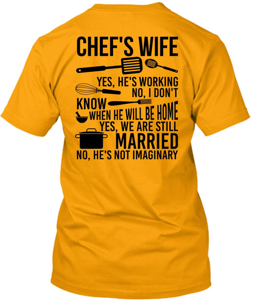 Chef's Wife T Shirt, I Love Wife T Shirt