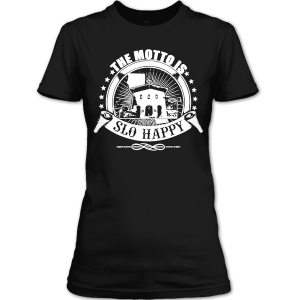 A black t-shirt with the shopify logo