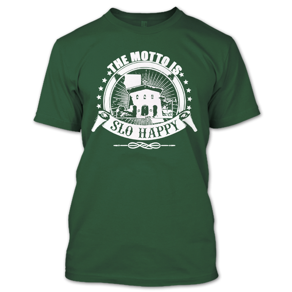 A black t-shirt with the shopify logo