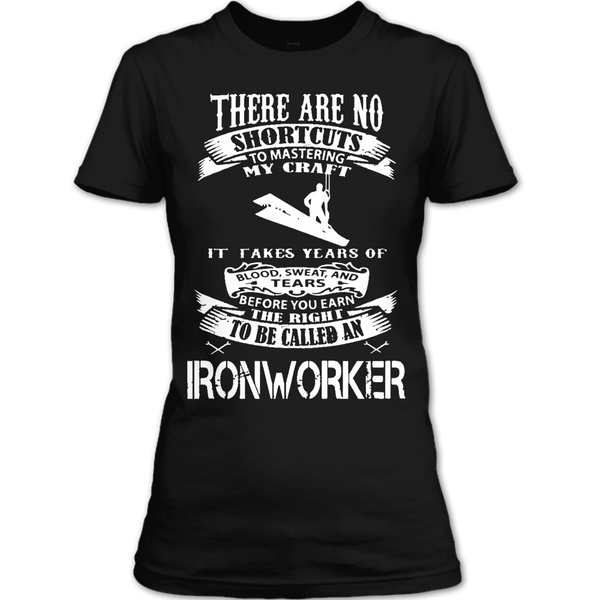 A black t-shirt with the shopify logo