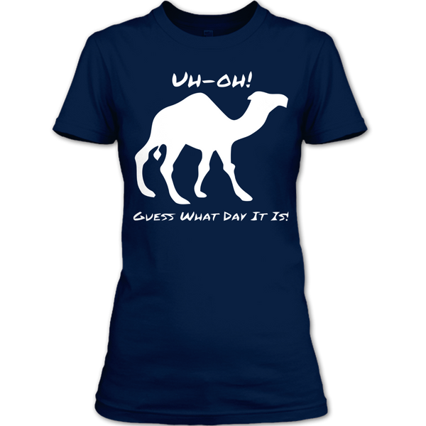 A black t-shirt with the shopify logo