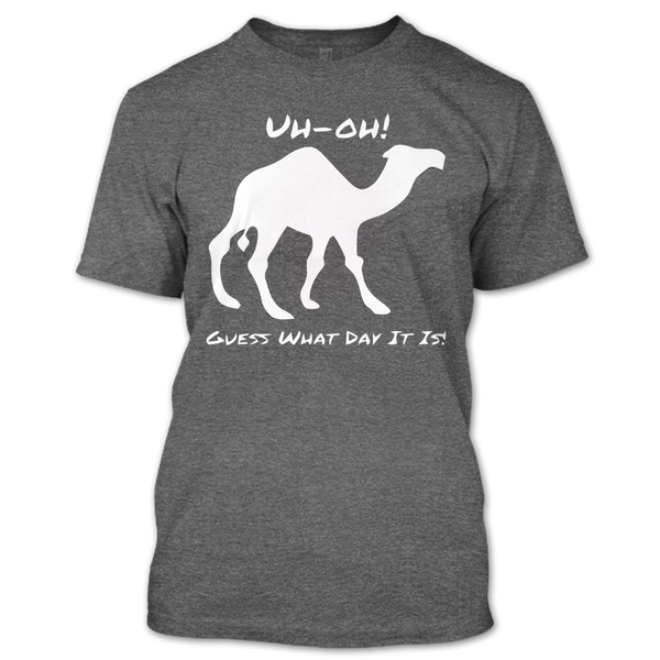 A black t-shirt with the shopify logo