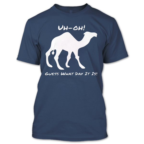 A black t-shirt with the shopify logo