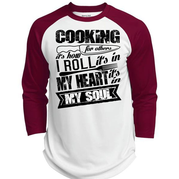 Cooking For Others T Shirt, I Love Cooking T Shirt, Awesome T-Shirts  (Polyester Game Baseball Jersey)