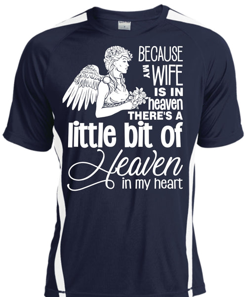 My Wife Is In Heaven T Shirt, I Love My Wife T Shirt, Cool Shirt