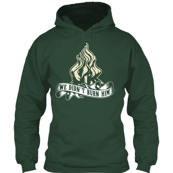 A black t-shirt with the shopify logo