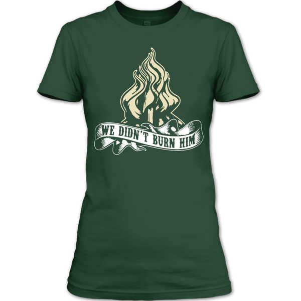 A black t-shirt with the shopify logo