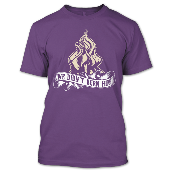 A black t-shirt with the shopify logo