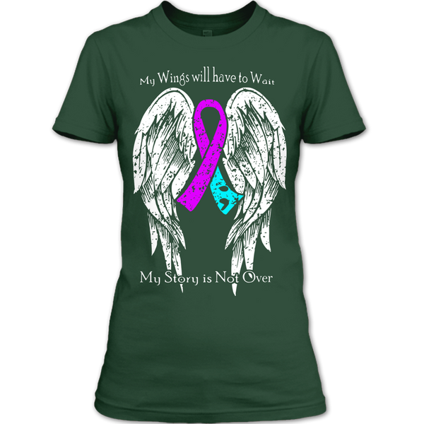 A black t-shirt with the shopify logo