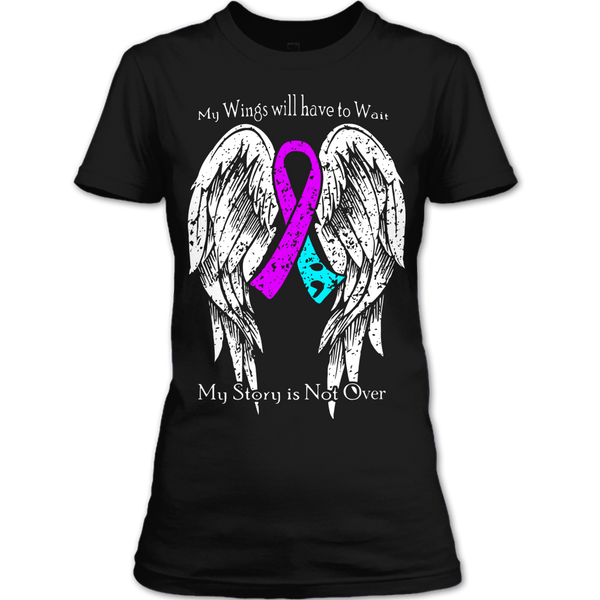 A black t-shirt with the shopify logo