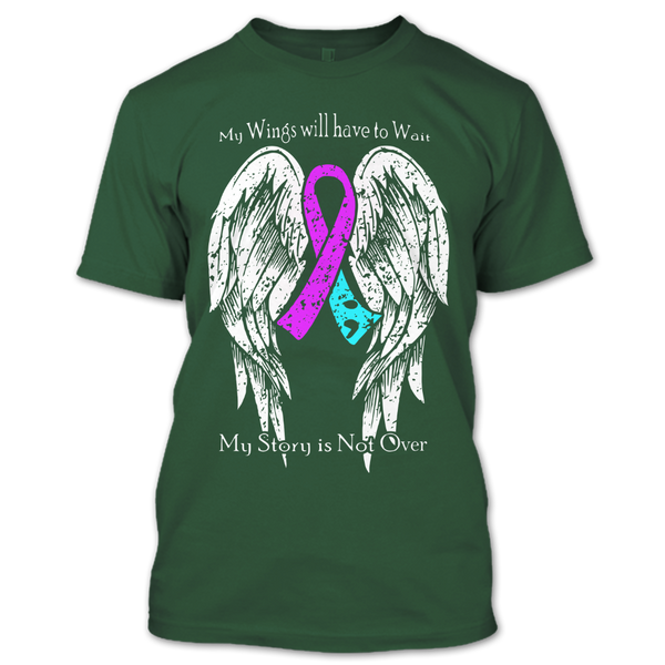 A black t-shirt with the shopify logo