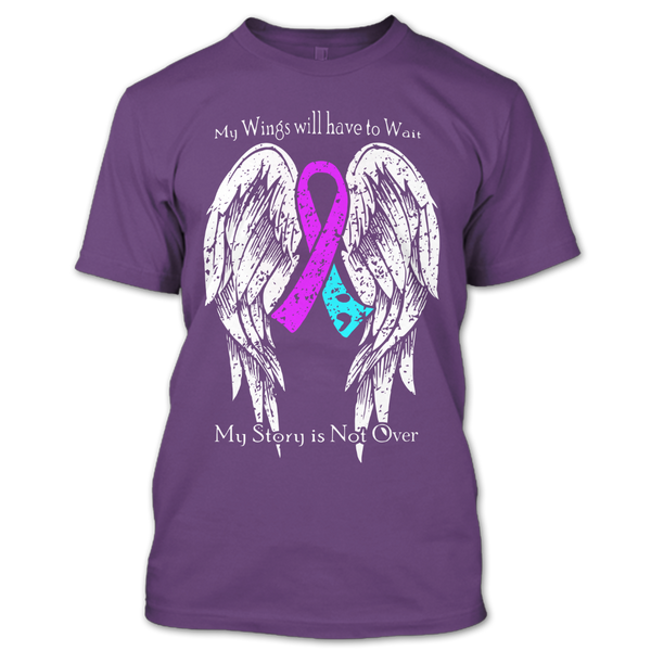 A black t-shirt with the shopify logo