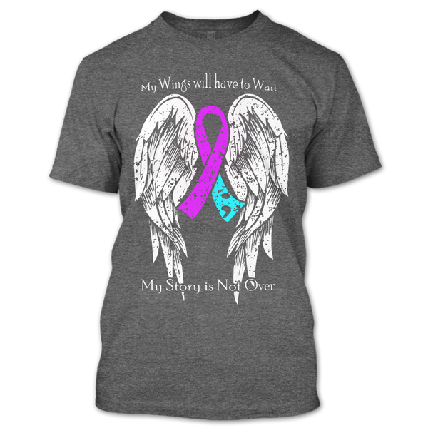 A black t-shirt with the shopify logo