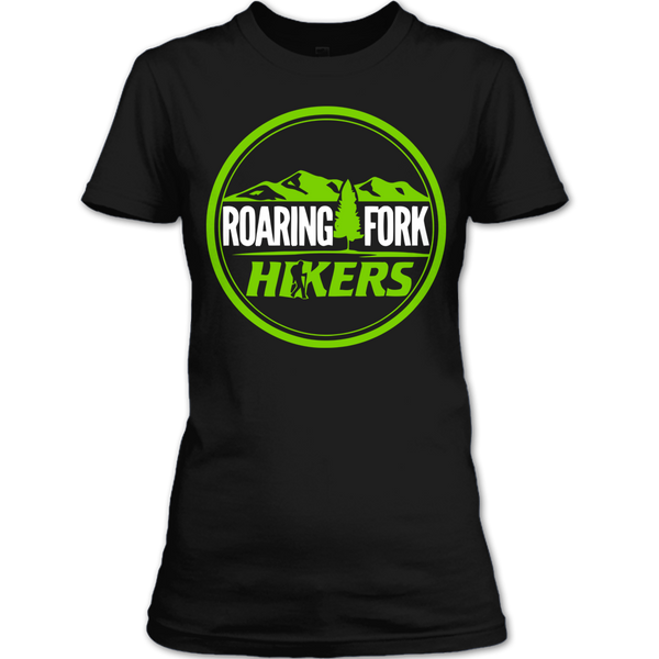 A black t-shirt with the shopify logo