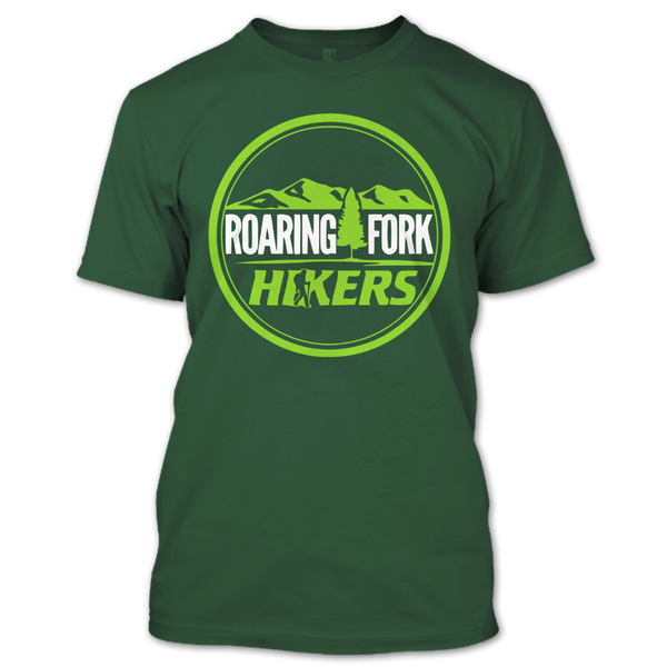 A black t-shirt with the shopify logo