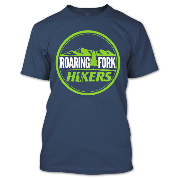 A black t-shirt with the shopify logo