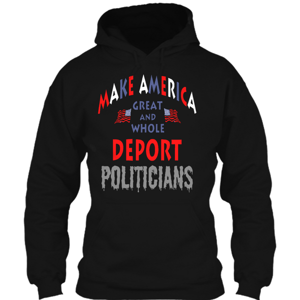 A black t-shirt with the shopify logo