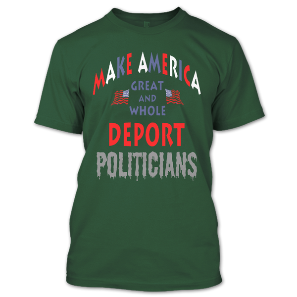 A black t-shirt with the shopify logo