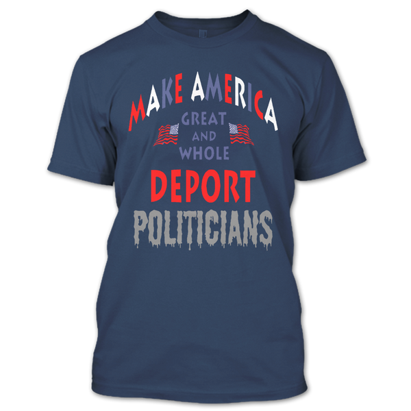 A black t-shirt with the shopify logo