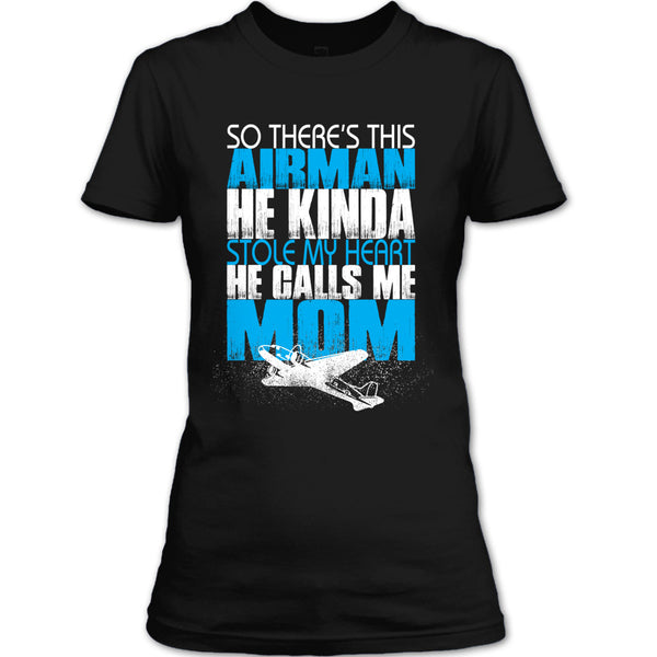 A black t-shirt with the shopify logo