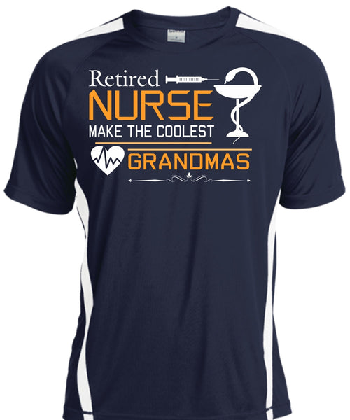 Retired Nurse Make The Coolest Grandmas T Shirt, Job T Shirt
