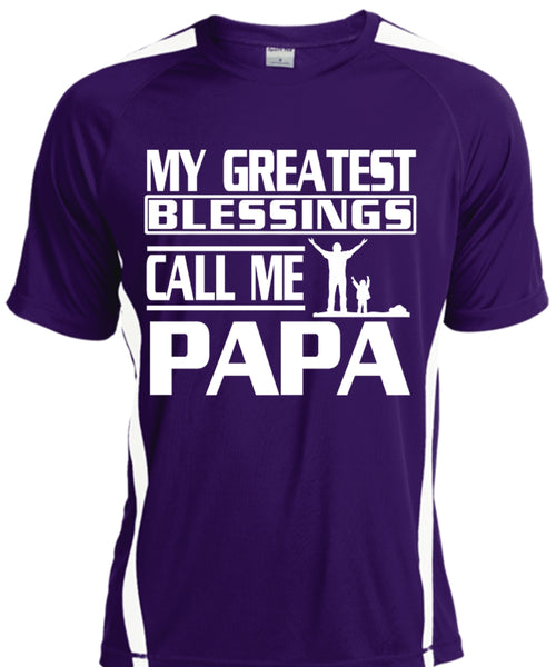 My Greatest Blessings Call Me Papa T Shirt, Father's Day T Shirt