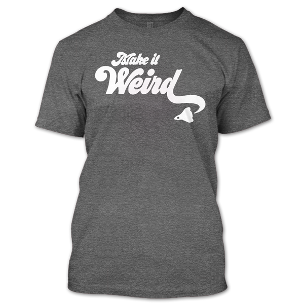 A black t-shirt with the shopify logo